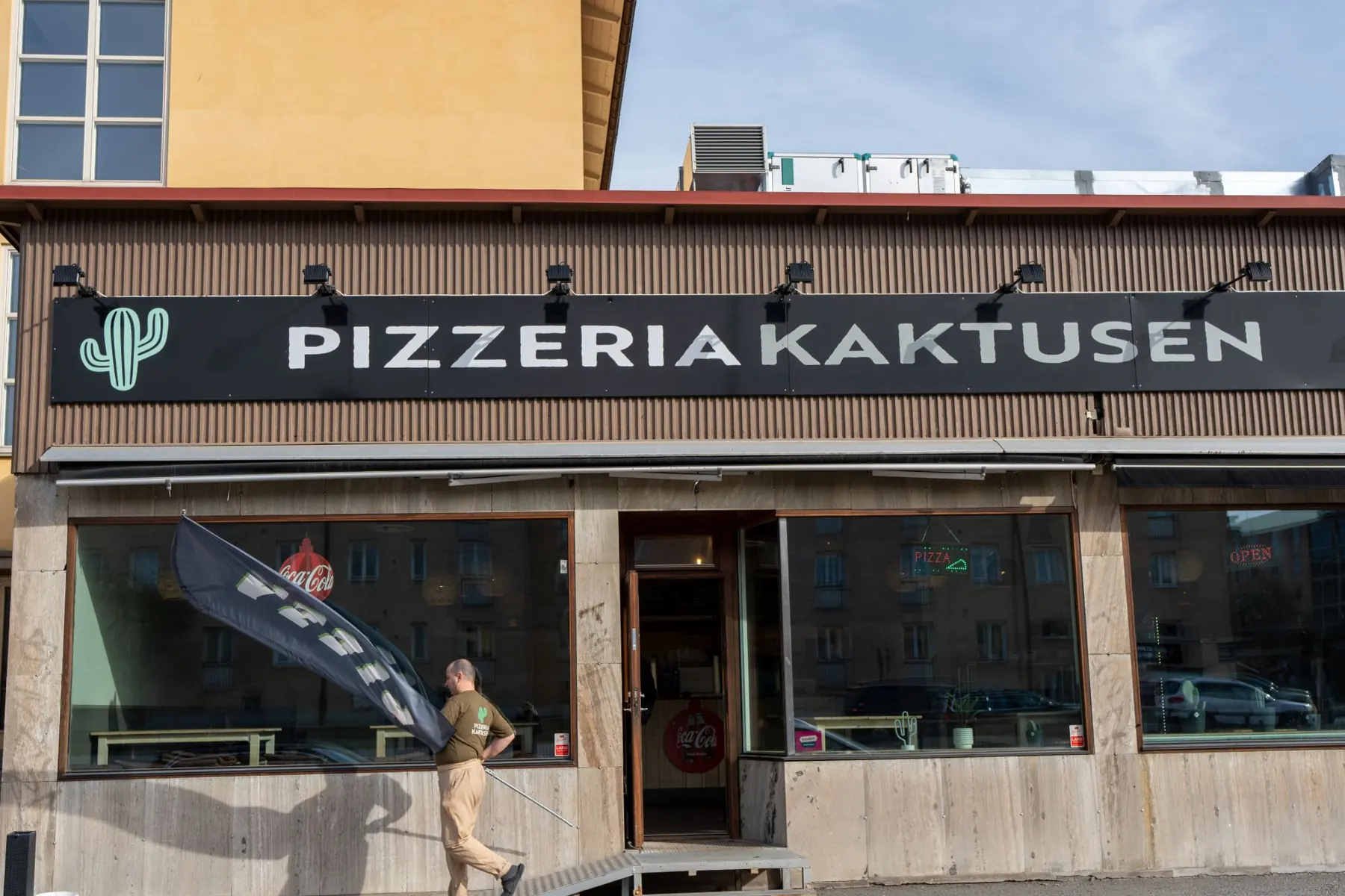 Pizzeria Kaktusens restaurang på Drottningholmsvägen 334 i Bromma