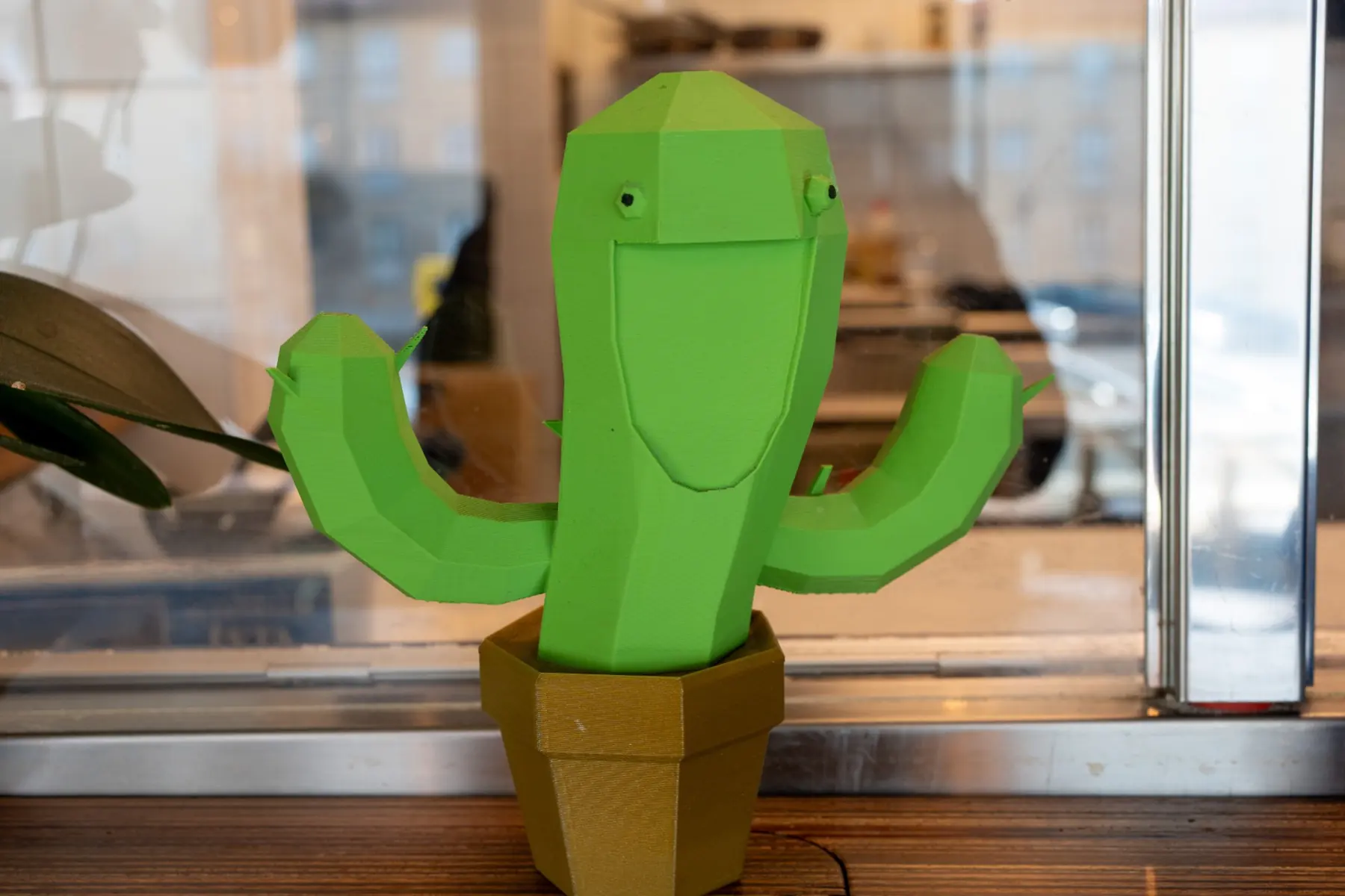 Kaktusfigur på disken